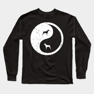 Doberman Pinscher Ying Yang Long Sleeve T-Shirt